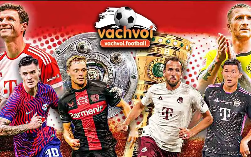 Bundesliga với sự cạnh tranh của Bayern Munich, Borussia Dortmund, Bayer Leverkusen