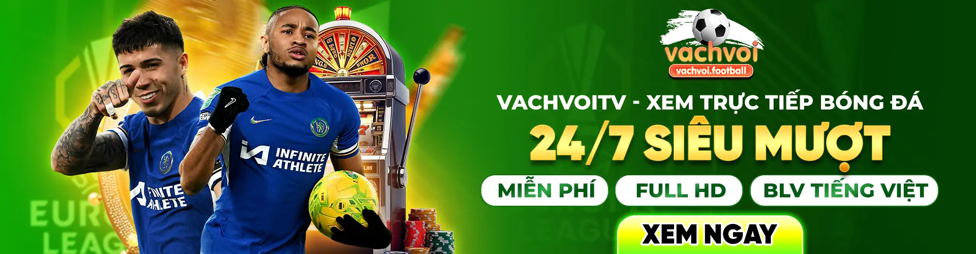 Trực tiếp bóng đá miễn phí tại VachvoiTV